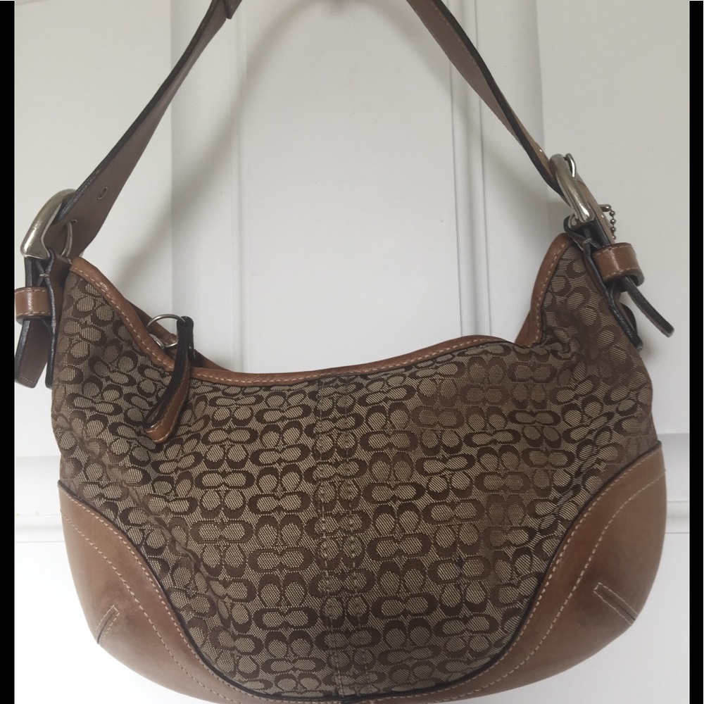 Coach Miniature Canvas Shoulder Bag - Picture 2 of 8